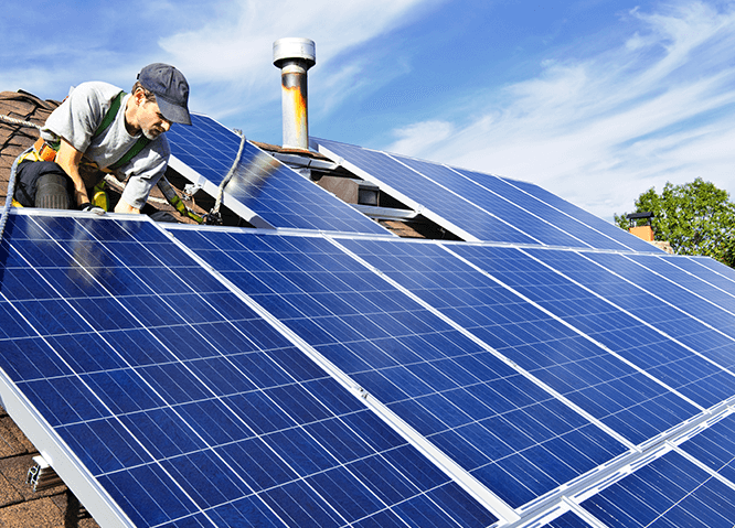 solar panel installation