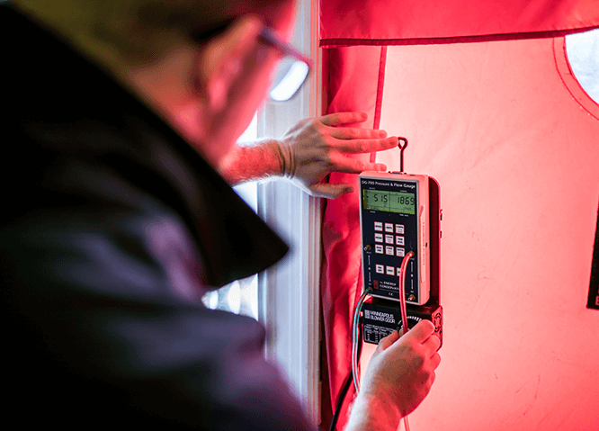 blower door manometer
