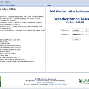 weatherization assistant waweb version 10